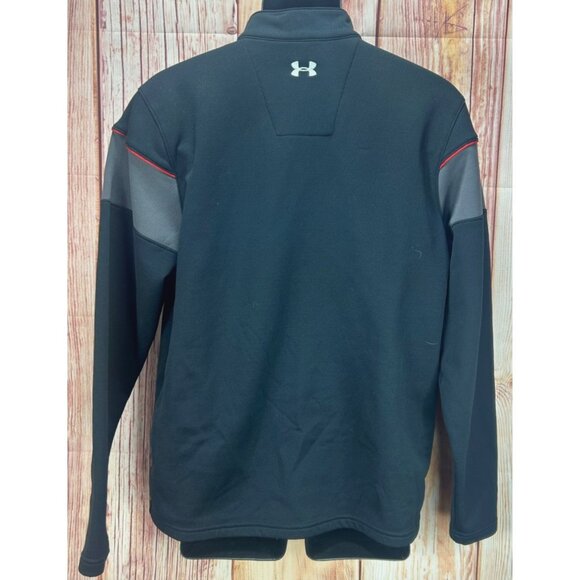 Under Armour Mens Loose Fit AllSeason Quarter-Zip Jacket Large - Picture 2 of 7